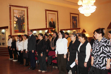 Daşkəsəndə “Şəhərsalma və Memarlıq İli” çərçivəsində  “Azərbaycan xalqının Ümummilli Lideri Heydər Əliyevin rəhbərliyi dövründə Azərbaycanda şəhərsalma siyasətinin formalaşması və davamlı inkişaf modeli” mövzusunda seminar keçirilib