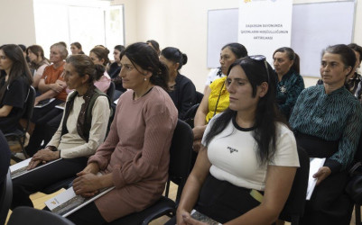 “Daşkəsəndə qadınların məşğulluğunun artırılması” layihəsi çərçivəsində növbəti maarifləndirici seminar təşkil edilib