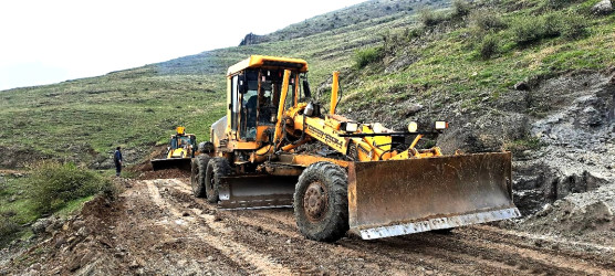 Daşkəsən rayon Dəstəfur kənd sakinlərinin yolla bağlı müraciəti müsbət həll edilib
