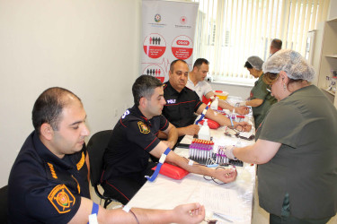 Daşkəsəndə növbəti qanvermə aksiyası keçirilib