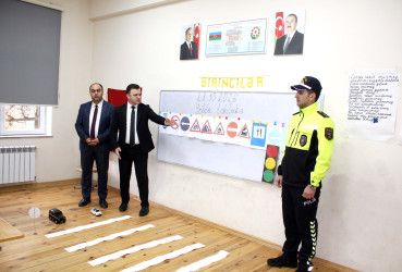 Daşkəsəndə məktəblilər üçün yol hərəkəti qaydalarına dair növbəti maarifləndirici məşğələ təşkil olunub