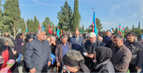 Vətən müharibəsi şəhidləri Abdullayev Həsən Qərib oğlunun və  İsrəfilov Vidadi Vaqif oğlunun şəhadətlərinin üçüncü ildönümü qeyd olunub