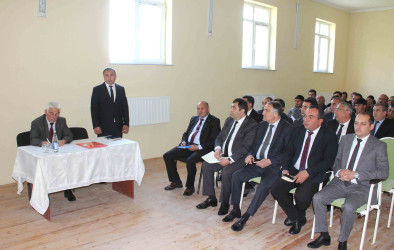 Daşkəsən Rayon İcra Hakimiyyətinin başçısı Orxan Abbasov 13.05.2026-cı il tarixdə Muşavaq kəndində vətəndaşların növbəti səyyar qəbulunu keçirib