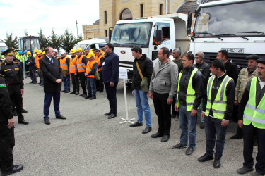 Daşkəsən rayon ərazi mülki müdafiə qüvvələri ilə xəbərdarlıq və toplanış məşqi keçirilib