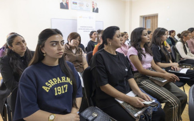 “Daşkəsəndə qadınların məşğulluğunun artırılması” layihəsi çərçivəsində növbəti maarifləndirici seminar təşkil edilib