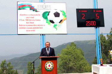 Daşkəsəndə “Konstitusiya və Suverenlik İli” çərçivəsində 15 İyun – Milli Qurtuluş Gününə həsr olunan minifutbol üzrə rayon turniri başa çatıb, qaliblər təltif olunub