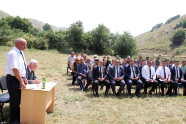 Daşkəsən Rayon İcra Hakimiyyətinin başçısı Orxan Abbasov 05.08.2025-ci il tarixdə Qaraqullar və Qaratağlar kəndləri sakinlərinin səyyar qəbulunu keçirib