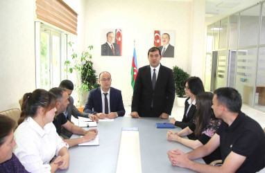 Daşkəsən Su Meliorasiya Sistemlərinin İstismarı İdarəsində “Ümummilli Lider Heydər Əliyev müstəqil Azərbaycan Konstitusiyasının müəllifidir” adlı dəyirmi masa keçirilib
