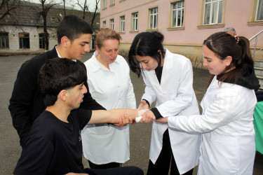 “Şahin” hərbi-idman oyununun Daşkəsən rayon mərhələsi başa çatıb