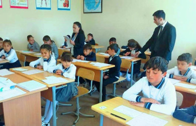 Daşkəsən rayonu üzrə ümumtəhsil məktəblərinin 4-cü və 6-cı sinif şagirdlərinin mərkəzləşmiş qaydada monitorinqi keçirilib