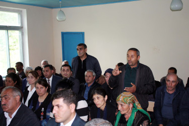 Daşkəsən Rayon İcra Hakimiyyətinin başçısı Orxan Abbasov 07.07.2026-cı il tarixdə Qaraqullar kəndində vətəndaşların səyyar qəbulunu keçirib