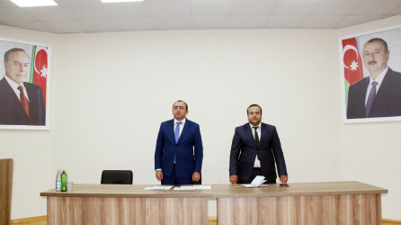Daşkəsən Rayon İcra Hakimiyyətinin başçısı Orxan Abbasov ali məktəblərə qəbul olan məzunlarla görüşüb