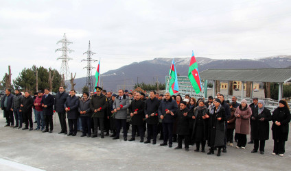 Daşkəsənli Vətən müharibəsi şəhidləri Elşən Quluyevin, Rüstəm İsmayılovun, Vüsal Cəfərovun və Rüfət Sadıqovun şəhadətlərinin beşinci ildönümləri qeyd olunub