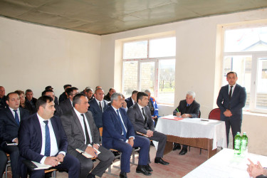 Daşkəsən Rayon İcra Hakimiyyətinin başçısı Orxan Abbasov 12.11.2025-ci il tarixdə Qabaqtəpə və Rəsullu kəndləri sakinlərinin səyyar qəbulunu keçirib