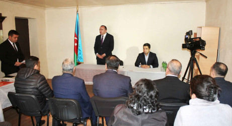 Daşkəsən Rayon İcra Hakimiyyətinin başçısı Orxan Abbasov 17.02.2026-cı il tarixdə Güneykənd kəndində vətəndaşların növbəti səyyar qəbulunu keçirib