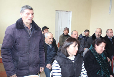 Daşkəsən Rayon İcra Hakimiyyətinin başçısı Orxan Abbasov 11.03.2026-cı il tarixdə Mollahəsənli kəndində vətəndaşların səyyar qəbulunu keçirib