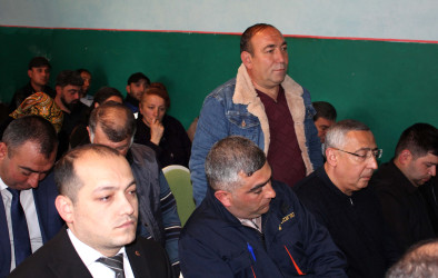 Daşkəsən Rayon İcra Hakimiyyətinin başçısı Orxan Abbasov 28.04.2026-cı il tarixdə Quşçu körpüsü qəsəbəsində vətəndaşların növbəti səyyar qəbulunu keçirib