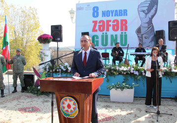 Daşkəsən rayonunda 8 Noyabr – Zəfər Gününün beşinci ildönümü təntənəli bayram konserti ilə qeyd edilib