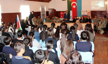 Daşkəsəndə 8 Noyabr – Zəfər Gününə həsr olunan “Vətən müharibəsi Qəhrəmanları ilə bir gün” adlı növbəti görüş təşkil olunub