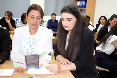 Daşkəsəndə “Sülh Aylığı”na həsr olunmuş maarifləndirici seminar keçirilib