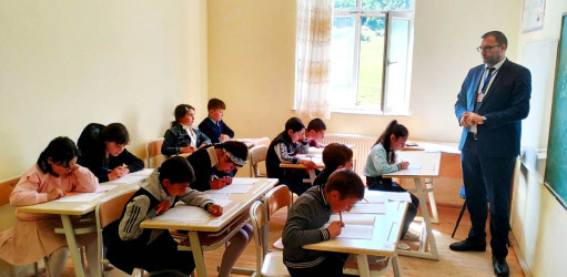 Daşkəsən rayonu üzrə ümumtəhsil məktəblərinin 4-cü və 6-cı sinif şagirdlərinin mərkəzləşmiş qaydada monitorinqi keçirilib