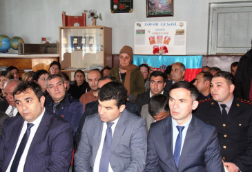 Daşkəsən Rayon İcra Hakimiyyətinin başçısı Orxan Abbasov 09.04.2025-ci il tarixdə Zağalı kəndində vətəndaşların növbəti səyyar qəbulunu keçirib