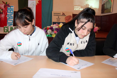 Daşkəsəndə 8 Noyabr – Zəfər Gününə həsr olunan “Vətən müharibəsi Qəhrəmanları ilə bir gün” adlı növbəti görüş təşkil olunub