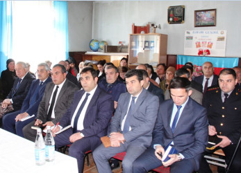 Daşkəsən Rayon İcra Hakimiyyətinin başçısı Orxan Abbasov 09.04.2025-ci il tarixdə Zağalı kəndində vətəndaşların növbəti səyyar qəbulunu keçirib