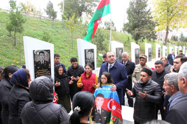 Daşkəsən rayonunda Vətən müharibəsi şəhidləri Novruz İsmayılovun doğum və Şəhriyar Abdullayevin anım günləri qeyd olunub
