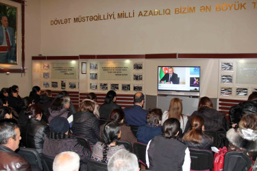 Daşkəsən rayon Heydər Əliyev Mərkəzində “Ümummilli Lider Heydər Əliyev müstəqil Azərbaycan Konstitusiyasının müəllifidir” mövzusunda toplantı keçirilib