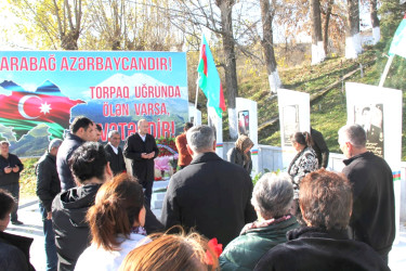 Daşkəsənli Vətən müharibəsi şəhidi Möhlət Abbasovun şəhadətinin beşinci ildönümü qeyd olunub