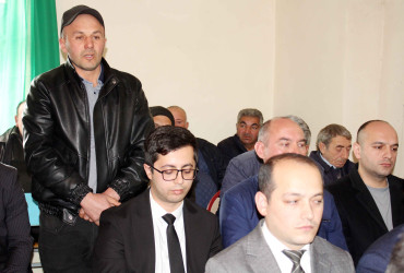 Daşkəsən Rayon İcra Hakimiyyətinin başçısı Orxan Abbasov 17.02.2026-cı il tarixdə Güneykənd kəndində vətəndaşların növbəti səyyar qəbulunu keçirib