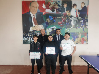 Daşkəsəndə "Konstitusiya və Suverenlik İli"nə həsr olunmuş stolüstü tennis birinciliyi keçirilib