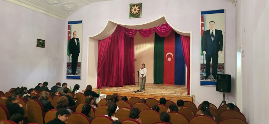 Daşkəsən rayonunda Ulu Öndər Heydər Əliyevin anadan olmasının 102-ci ildönümünə həsr olunmuş şeir müsabiqəsi keçirilib