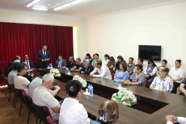 Daşkəsəndə “Konstitusiya və Suverenlik İli”nə həsr olunan “Dinlər sülhə və qarşılıqlı anlayışa çağırır” mövzusunda maarifləndirici tədbir keçirilib