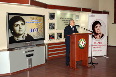 Daşkəsəndə görkəmli oftalmoloq-alim, akademik Zərifə xanım Əliyevanın anadan olmasının 103-cü ildönümü qeyd olunub