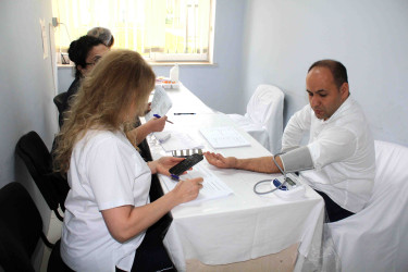 Daşkəsəndə növbəti qanvermə aksiyası keçirilib