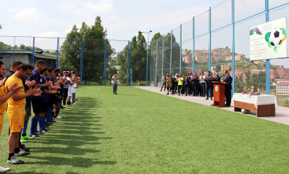 Daşkəsəndə “Konstitusiya və Suverenlik İli” çərçivəsində 15 İyun – Milli Qurtuluş Gününə həsr olunan minifutbol üzrə rayon turniri başa çatıb, qaliblər təltif olunub