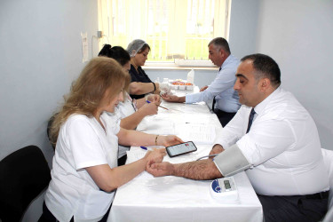 Daşkəsəndə növbəti qanvermə aksiyası keçirilib