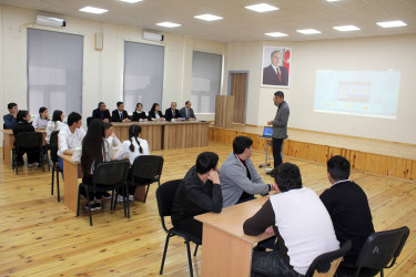 Daşkəsəndə Ümummilli Lider Heydər Əliyevin anadan olmasının 103-cü ildönümünə həsr olunmuş gənclər arasında intellektual yarış keçirilib