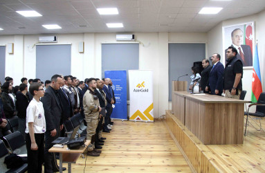Daşkəsən rayonunda məktəblilər üçün dağ-mədənçiliyi sahəsi üzrə peşə seçimi ilə bağlı məlumatlandırıcı seminar keçirilib