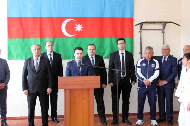 Daşkəsən rayonunda yeni cüdo zalı fəaliyyətə başlayıb