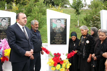 Sentyabrın 29-da Daşkəsənli Vətən müharibəsi şəhidləri Eşqin Bağırovun anım və Orxan Şıxıyevin doğum günləri qeyd olunub