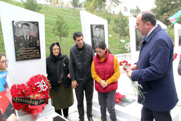 Daşkəsən rayonunda Vətən müharibəsi şəhidləri Novruz İsmayılovun doğum və Şəhriyar Abdullayevin anım günləri qeyd olunub