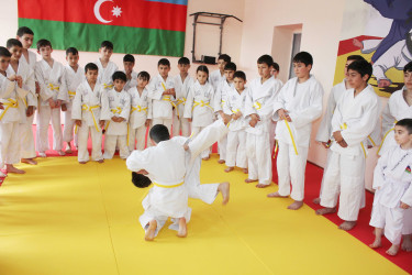 Daşkəsən rayonunda yeni cüdo zalı fəaliyyətə başlayıb