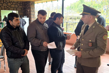 Daşkəsən Rayon Fövqəladə Hallar Komissiyası ölkə ərazisində davam edən qeyri-sabit hava şəraiti ilə əlaqədar görüş keçirib