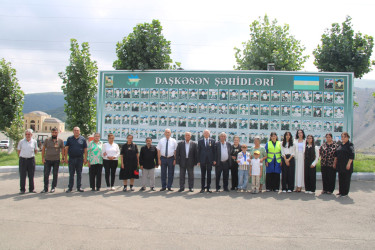 Daşkəsən rayonunun yaradılmasının 96-cı ildönümü münasibətilə Daşkəsən Rayon Ağsaqqallar Şurası İdarə Heyətinin rayon ictimaiyyətinin nümayəndələri ilə görüşü keçirilib