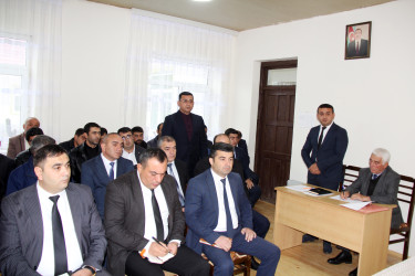 Daşkəsən Rayon İcra Hakimiyyətinin başçısı Orxan Abbasov 17.09.2025-ci il tarixdə Təzəkənd kəndində vətəndaşların səyyar qəbulunu keçirib