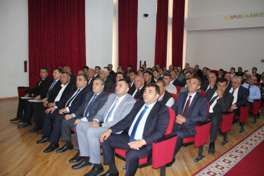 Daşkəsən rayonunda kənd təsərrüfatının inkişafına dair Qərargahın ilk iclası keçirilib