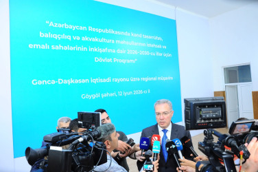 Daşkəsən rayonundan olan nümayəndələr Göygöldə aqrar sahədə yeni Dövlət Proqramının müzakirəsi ilə bağlı keçirilən regional müşavirədə iştirak ediblər